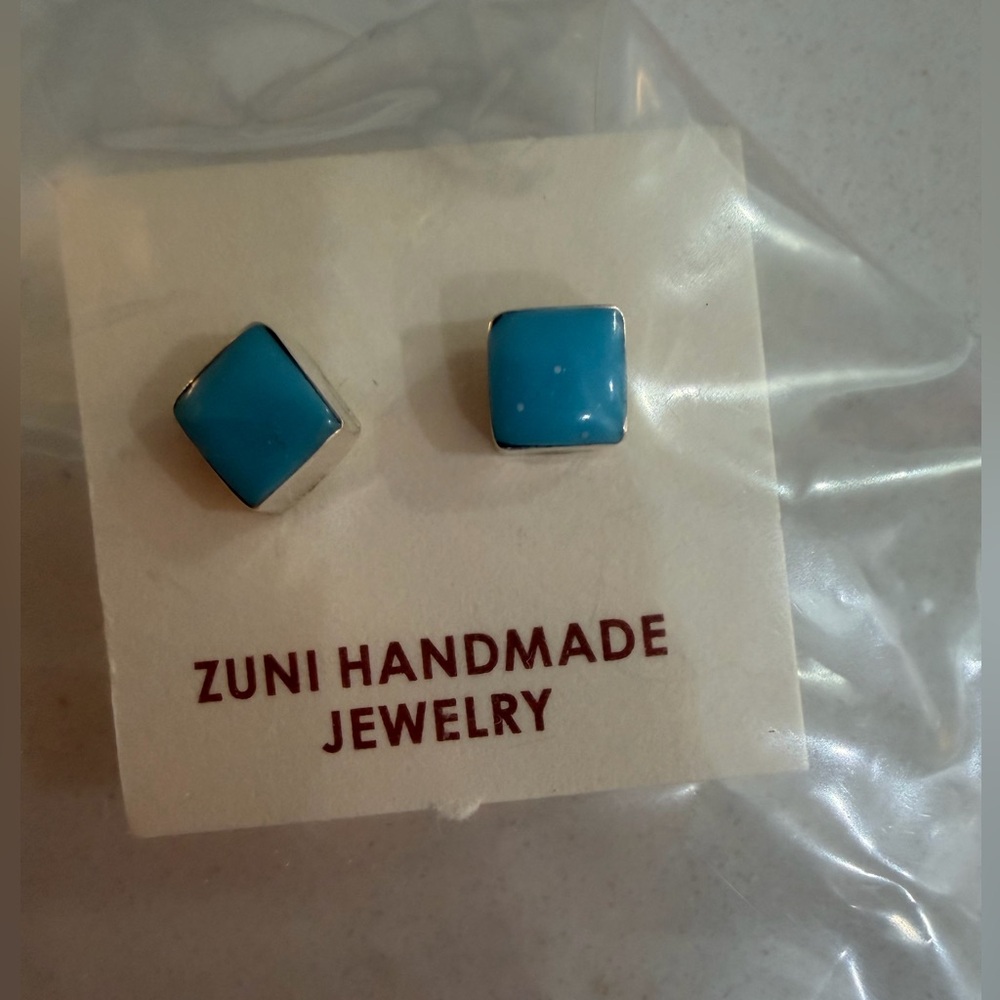 Turquoise Sterling Silver Earrings